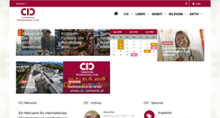 Desktop Screenshot of cic-network.at