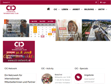 Tablet Screenshot of cic-network.at